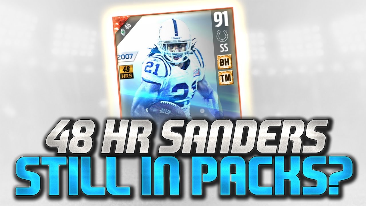 48 Hour Bob Sanders STILL IN PACKS!! HOW?! Madden 17 Ultimate Team Pack Glitch?