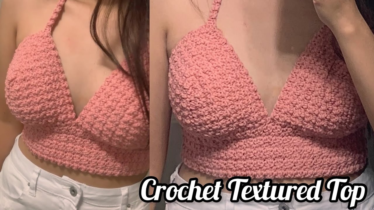 Easy Crochet Textured Summer Top | DIY tutorial