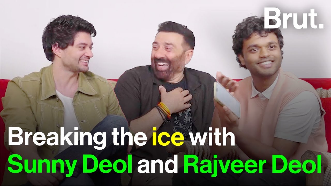 Breaking the ice with Sunny Deol and Rajveer Deol