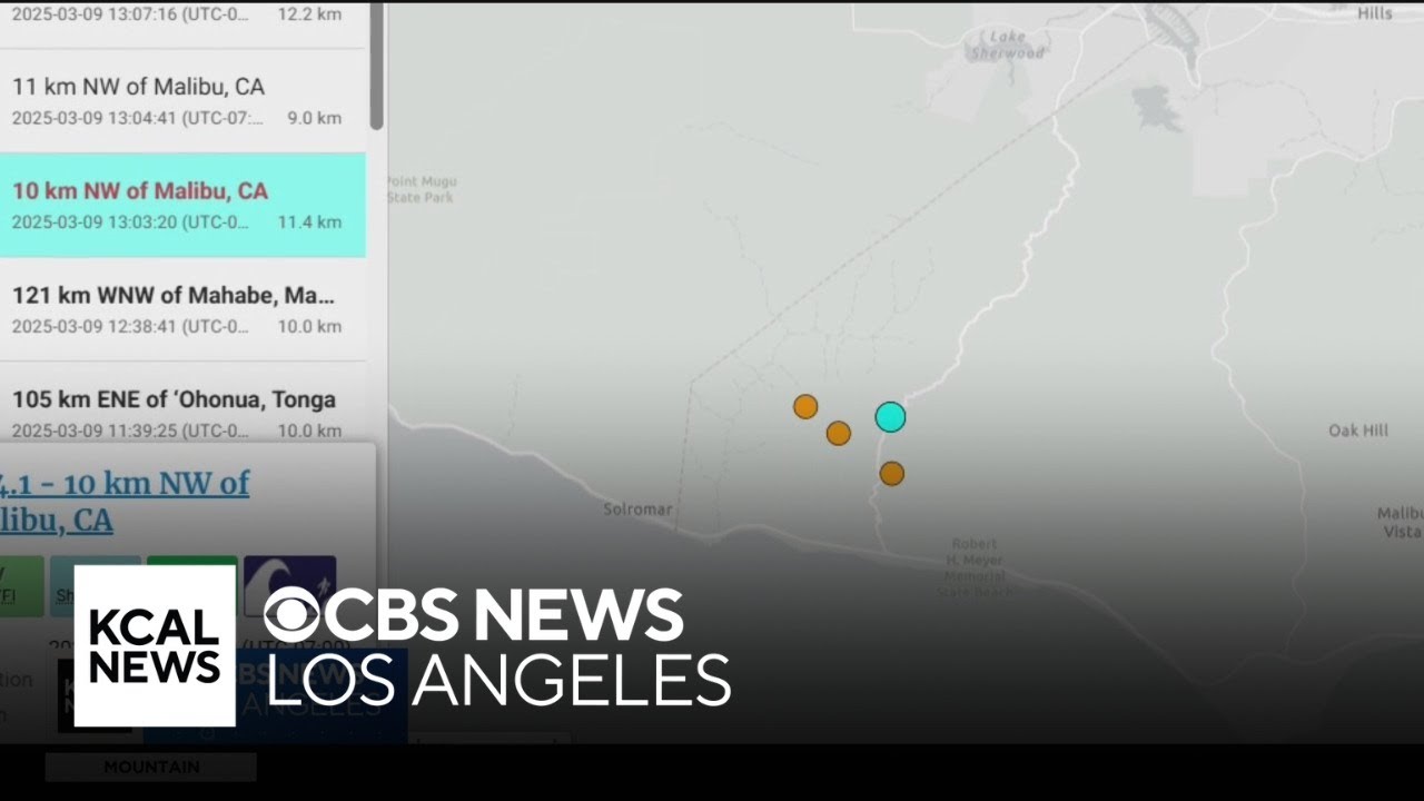 Westlake Village jolted by 4.1 magnitude earthquake