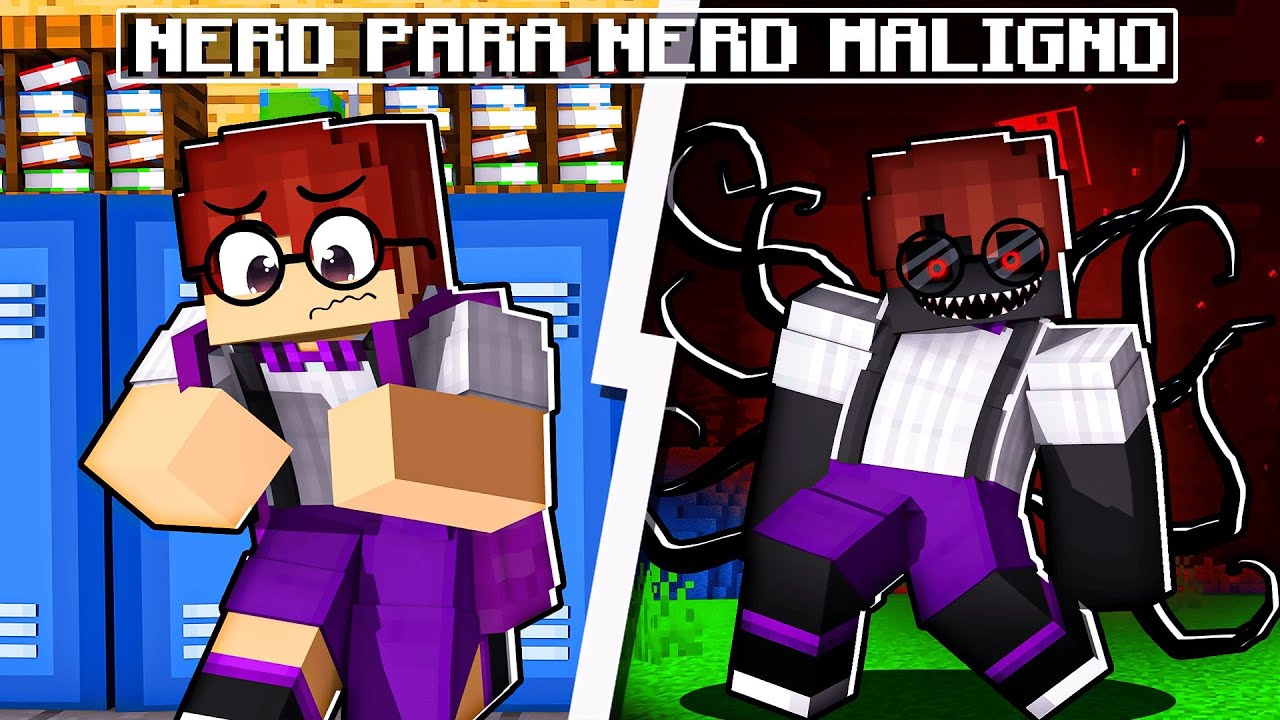 O GAROTO NERD FICOU ASSUSTADOR no Minecraft