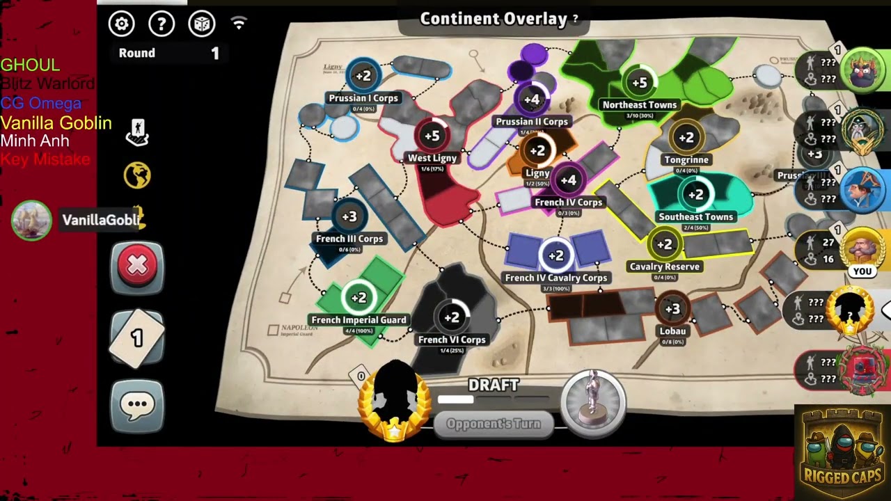 Rigged Caps S3 - Round 5 Group 1