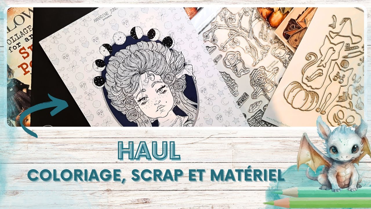 [Haul] - Coloriage, scrap et matériel