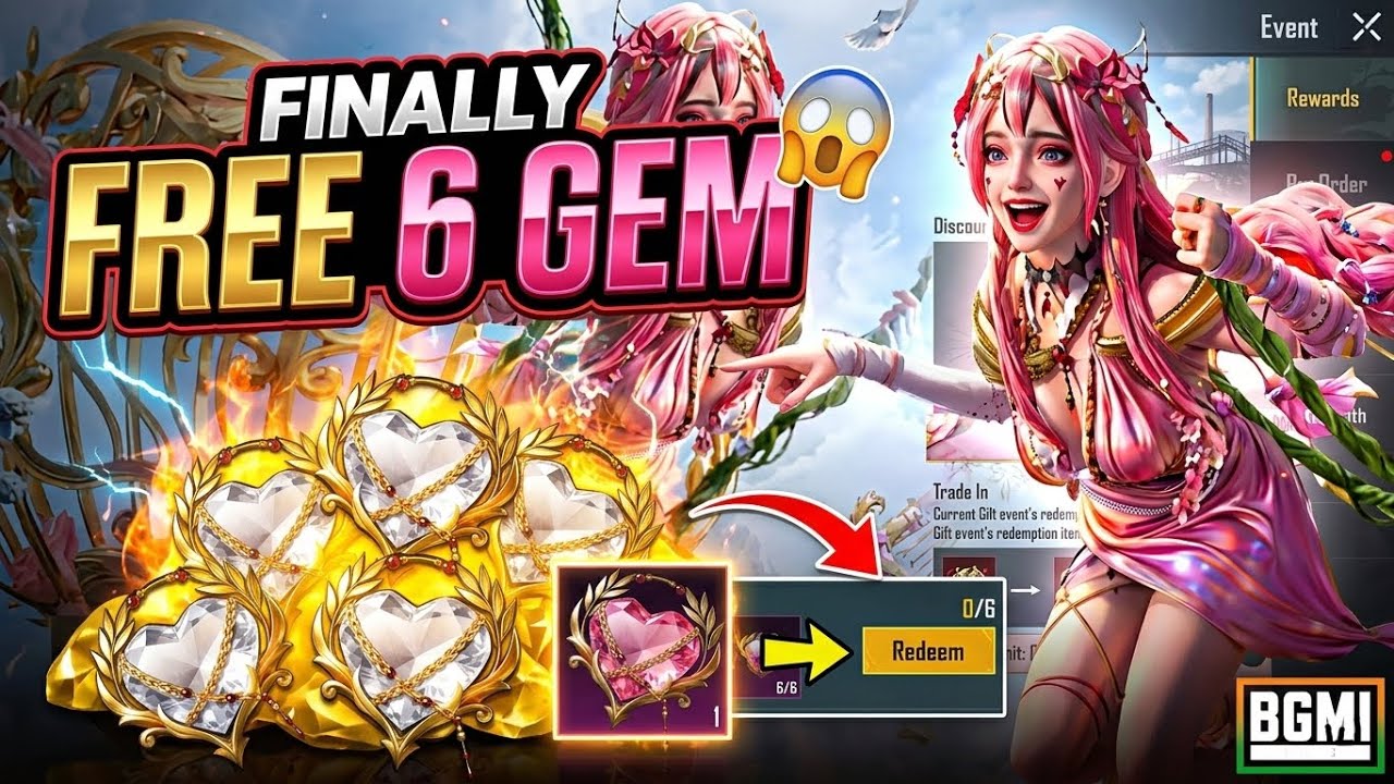 😍 6 HEART GEM BGMI | NEW ULTIMATE SET PRE ORDER EVENT
