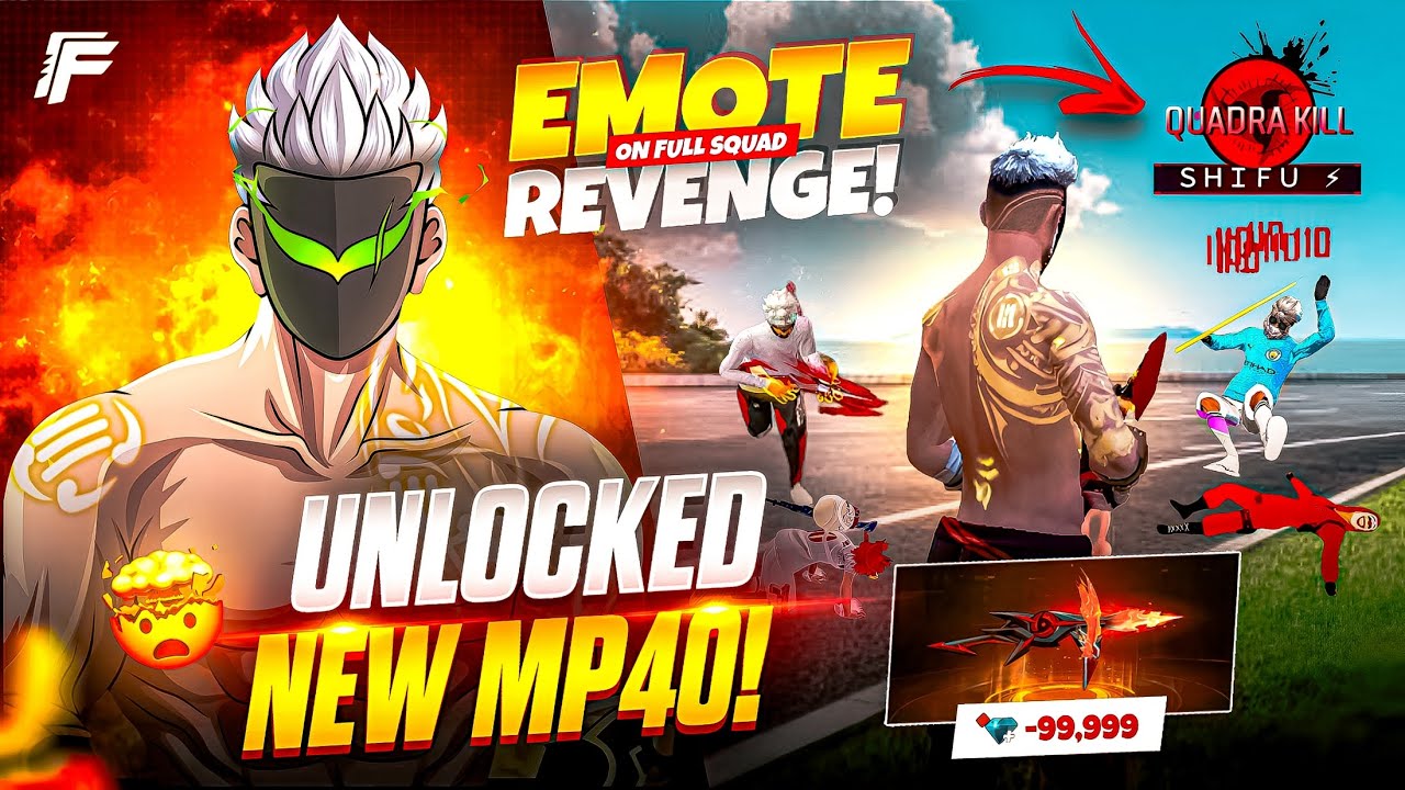 UCHIHA'S LEGACY MP40 UNLOCKED 😱 + EMOTE REVENGE 💀