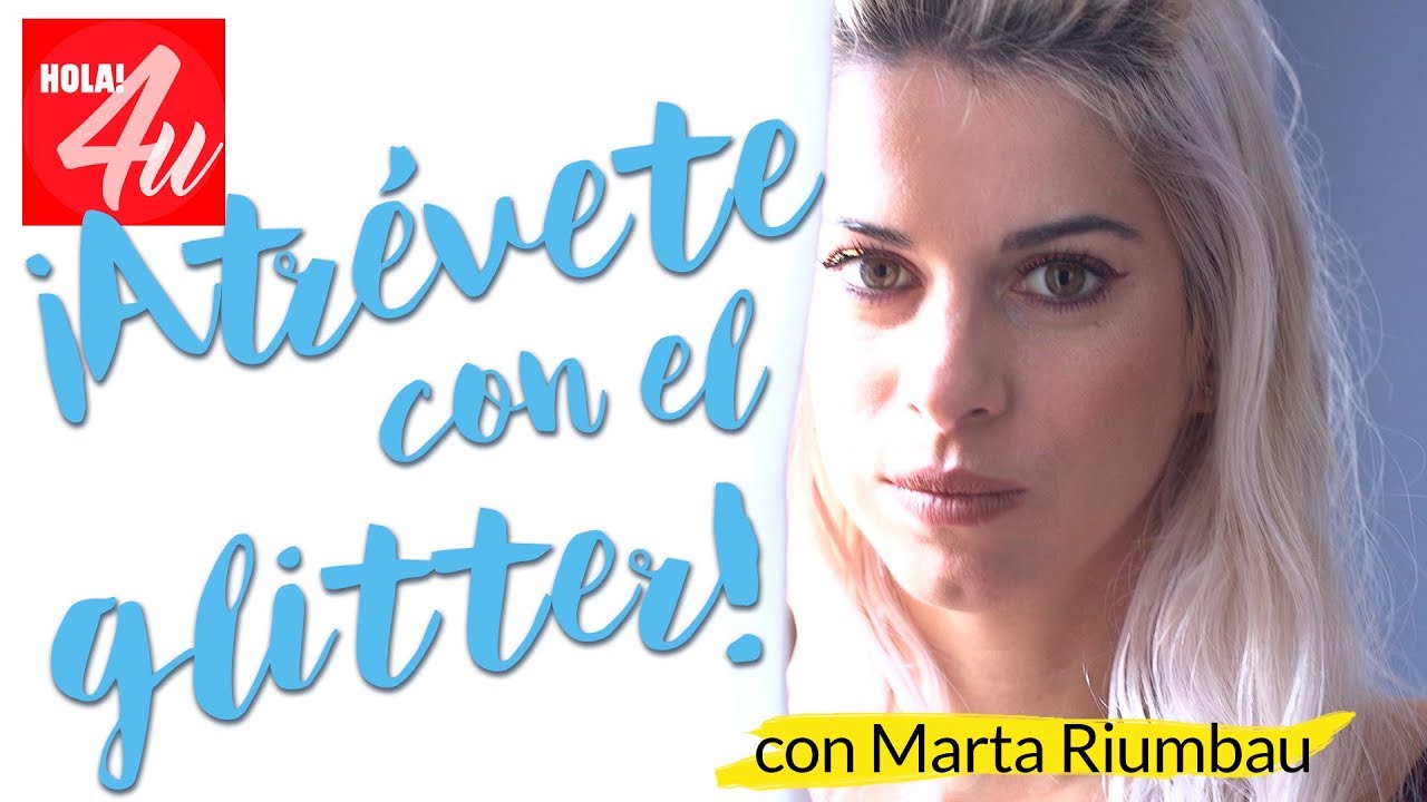 Maquillaje de fiesta: ¡atrévete con el glitter! | Lista en 3 pasos con Marta Riumbau