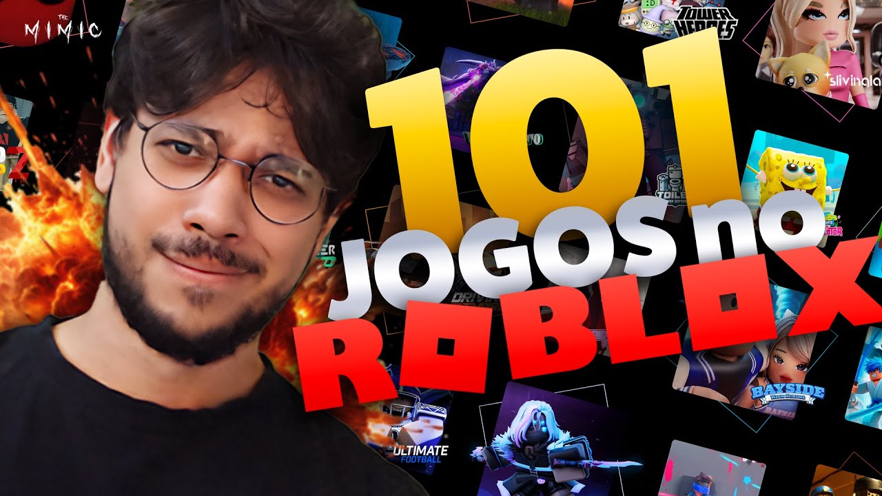 Fiz SPEEDRUN de 101 Jogos no ROBLOX