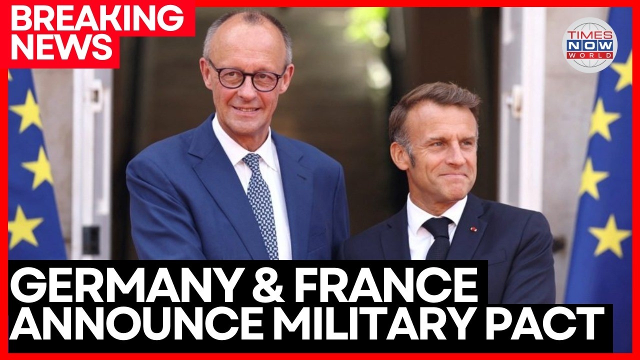 GERMANY-FRANCE DEFENSE LIVE | Macron & Merz Historic News Conference After Defense Summit