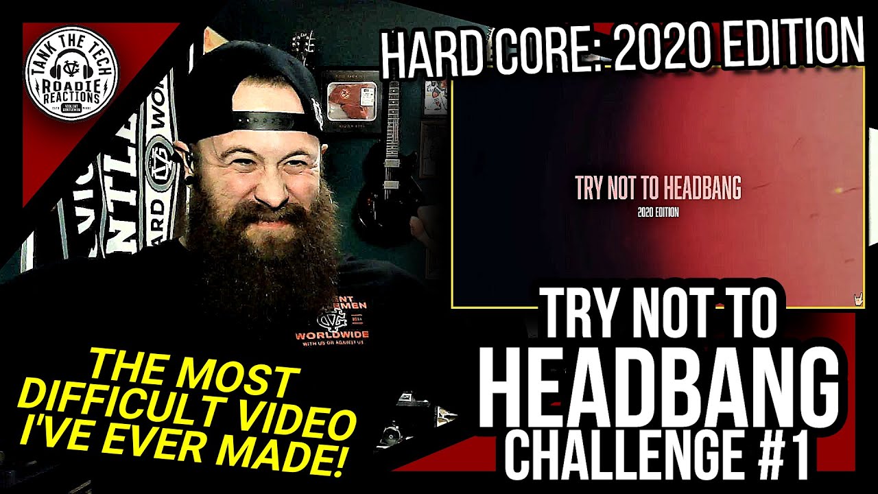 ROADIE REACTIONS | Try Not To Headbang Challenge #1 - 