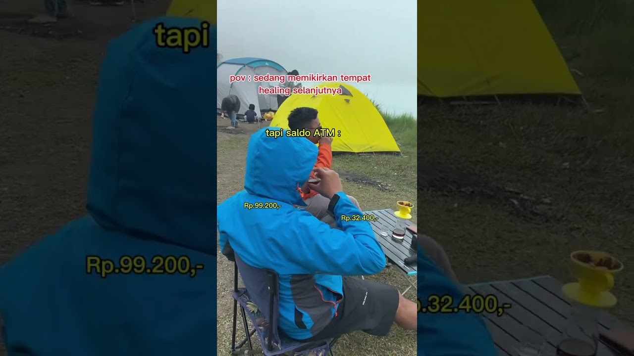 Lelaki tidak bercerita, tiba tiba #camping #campingfamily #liburan #campervan #shortvideo #video