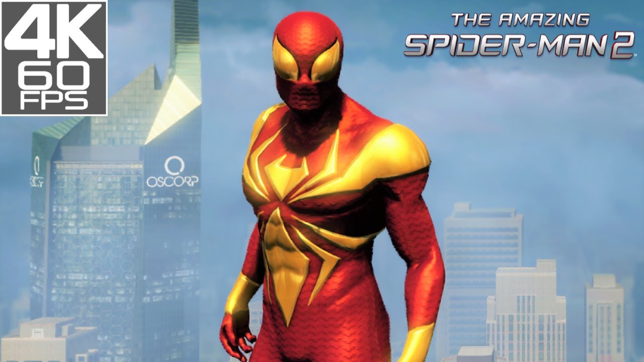 The Amazing Spider-Man 2 - Iron Spider Suit Free Roam Gameplay (4K 60FPS)