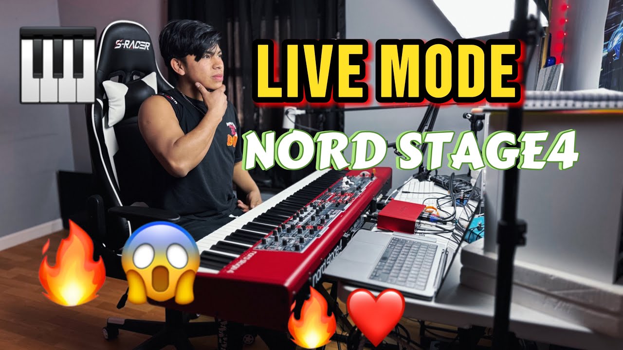 APRENDE A USAR LIVE MODE (NORD STAGE4) 🔥😱 Español!