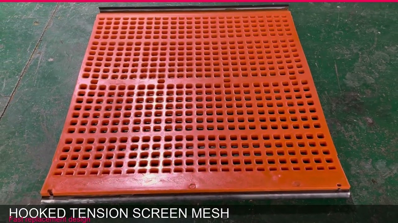 Wear Resistant PU Screen Panels for Mineral Processing Plants