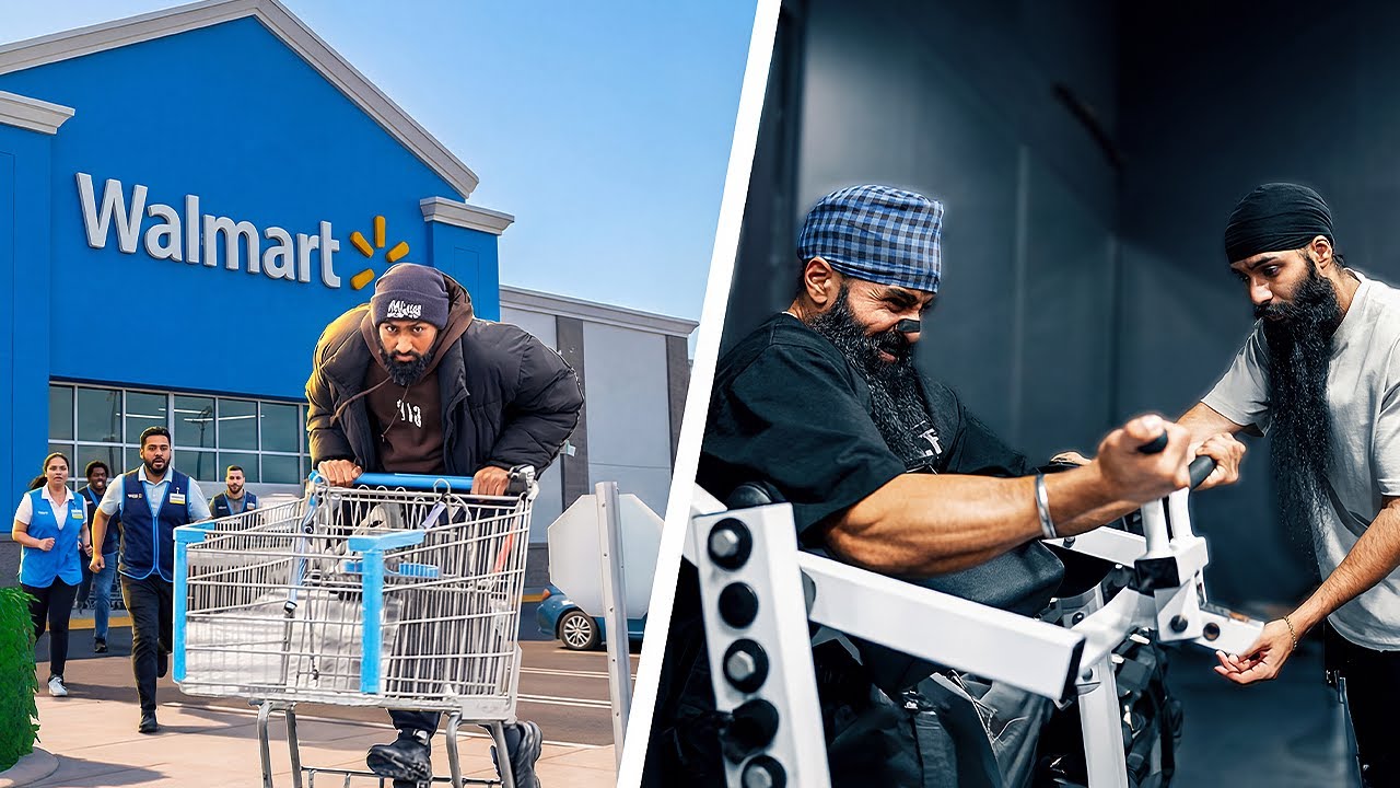 BANNED FROM WALMART?! FULL ARM DAY!