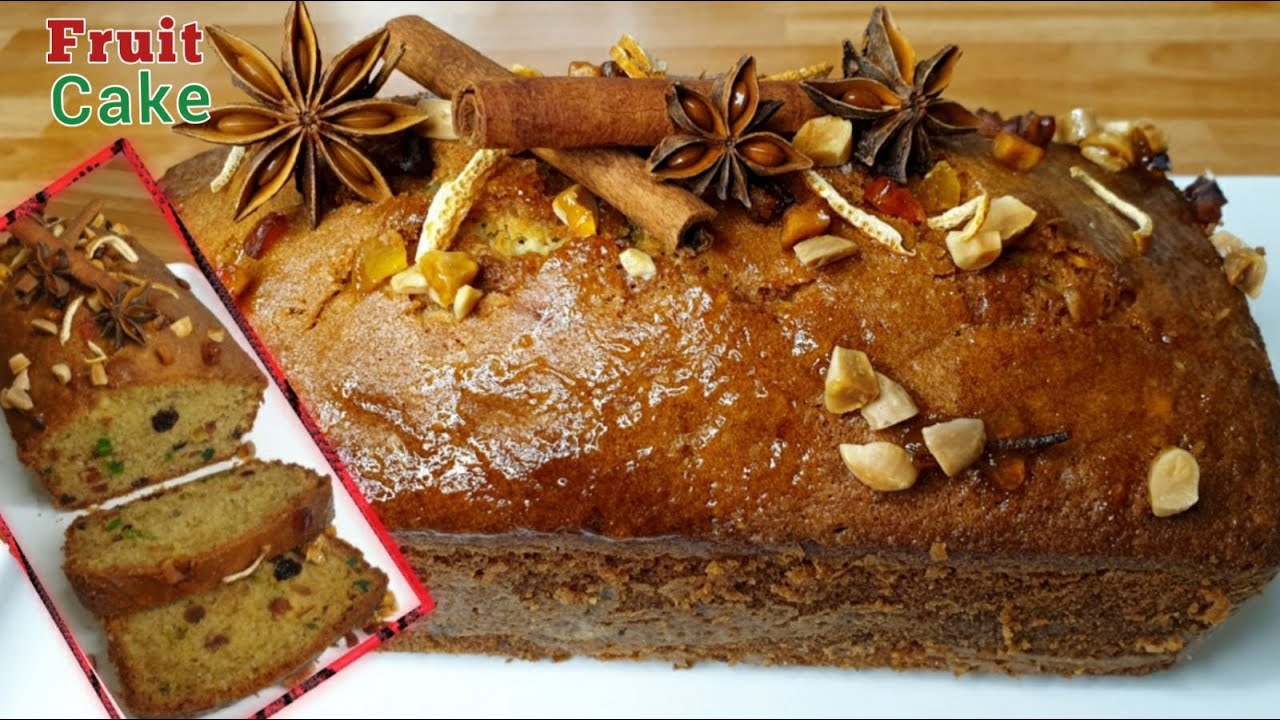 Super Moist Fruit Cake 🎄 | Alcohol free cake recipe
