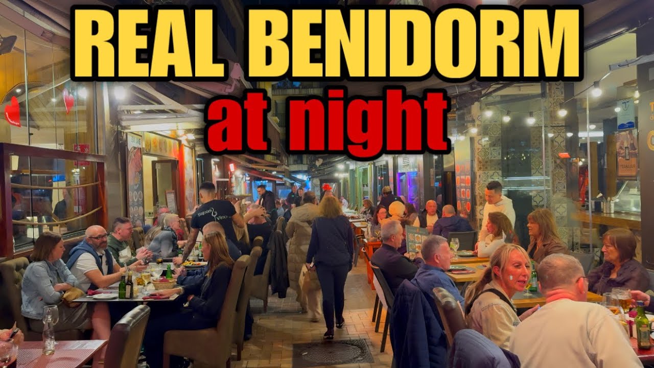 REAL Benidorm at Night - NOT how you expect it? 👀🌃