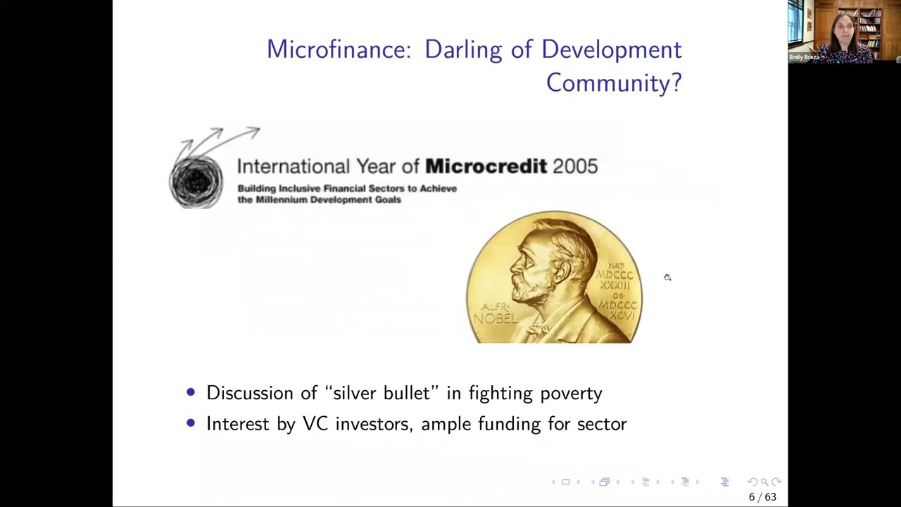 Lecture 17: Microfinance 1 with Emily Breza
