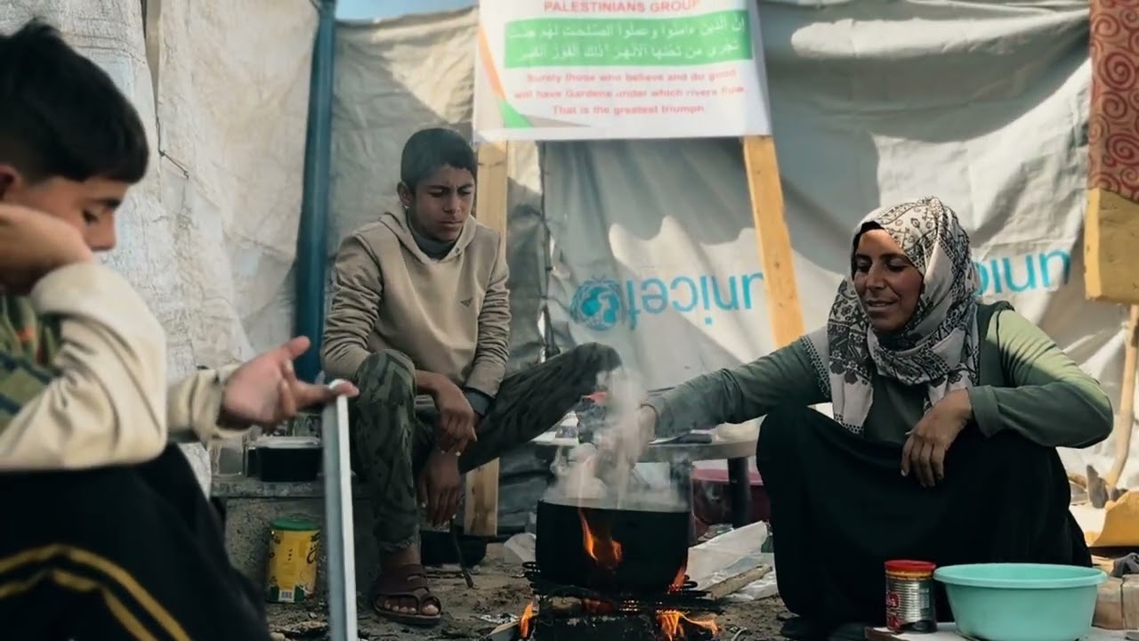 فيديو اسرة من مخيم الحلو 