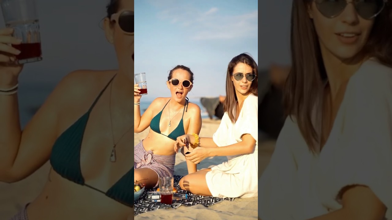 Bikini Beach Party | Beach Day Fun | Beach Party Vibes | Surf, Sun & Bikini | Made with Wavify App