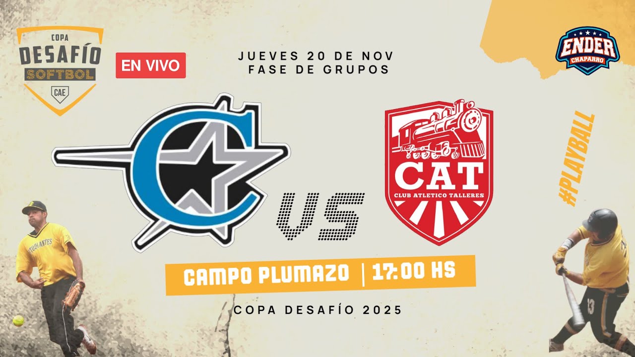 EN VIVO |  CEF 🆚 TALLERES | Copa Desaf&iacute;o 2025🥎Paran&aacute;