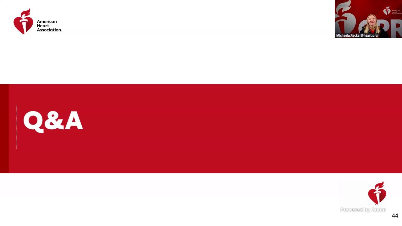 2025 Heartsaver® Webinar: Your Questions Answered