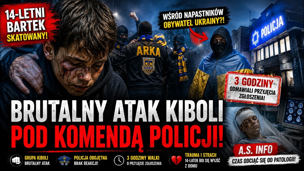 U.k.r. w grupie kibiciw!? Chłopiec w szpitalu! Policja nie chciała przyjąć zgłoszenia?