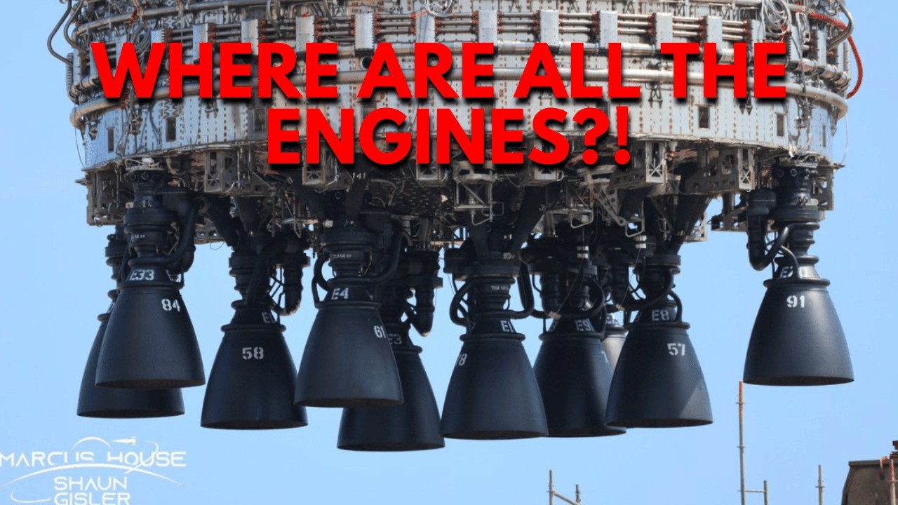 Why Aren't All of the Starship Engines Installed for Testing?