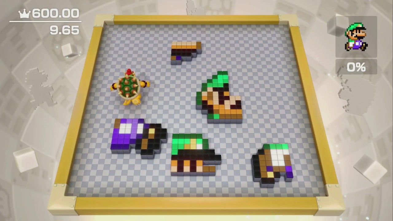 Stage 16: Luigi ~ Puzzle Hustle ~ Toad's Rec Room - Super Mario Party (Switch) - No Commentary 1bl