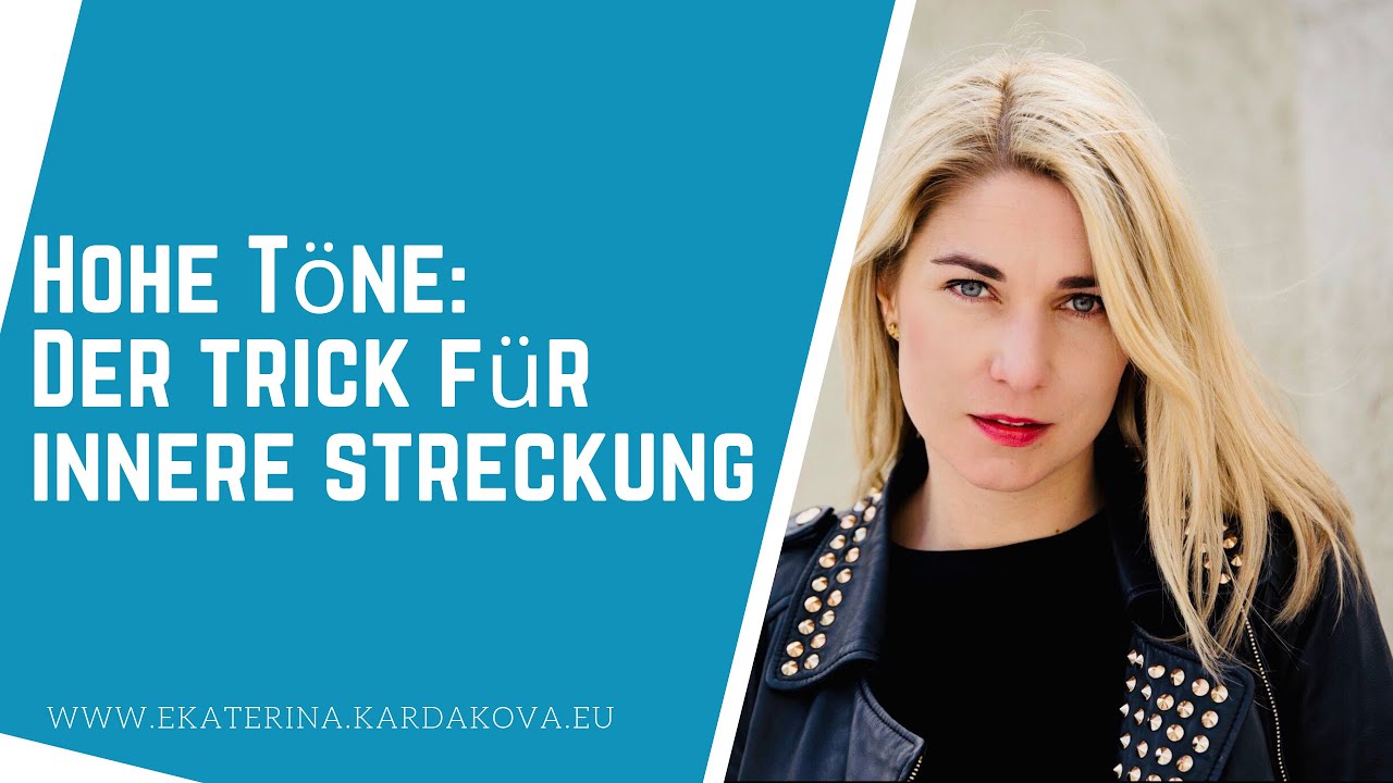 Wie singe ich hohe Töne: der Trick für innere Streckung