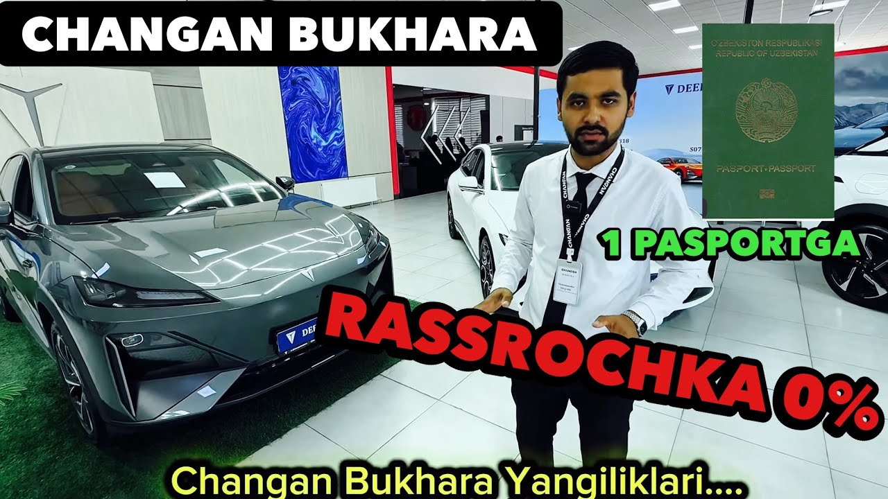 Changan Narxlari 2025✅0% RASSROCHKA va Pas Foizli kridit 🔥Bu Faqat CHANGAN BUKHARADA🔥