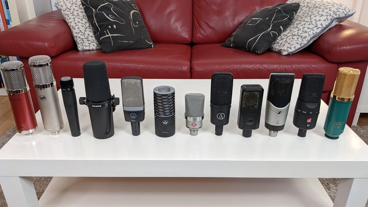 Microphone Comparison | Raw And Processed Vocals | SM7B, SM57, LCT 440, AKG C214, TLM 102 and more