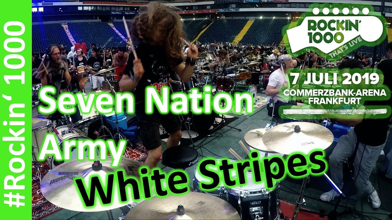 Seven Nation Army - Rockin 1000 Frankfurt 2019 - White Stripes (Drum Cam - Drum Cover)