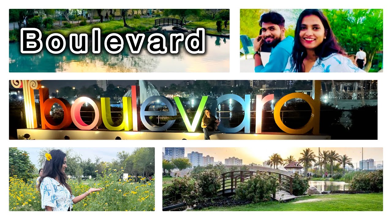 Exploring Boulevard Park and Garden in Salmiya Kuwait | Traveling_vlog