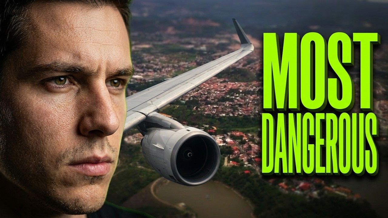 Tegucigalpa, Honduras Toncontin airport landing