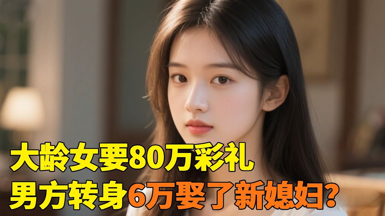 大龄女要80万彩礼，男方转身6万娶了新媳妇