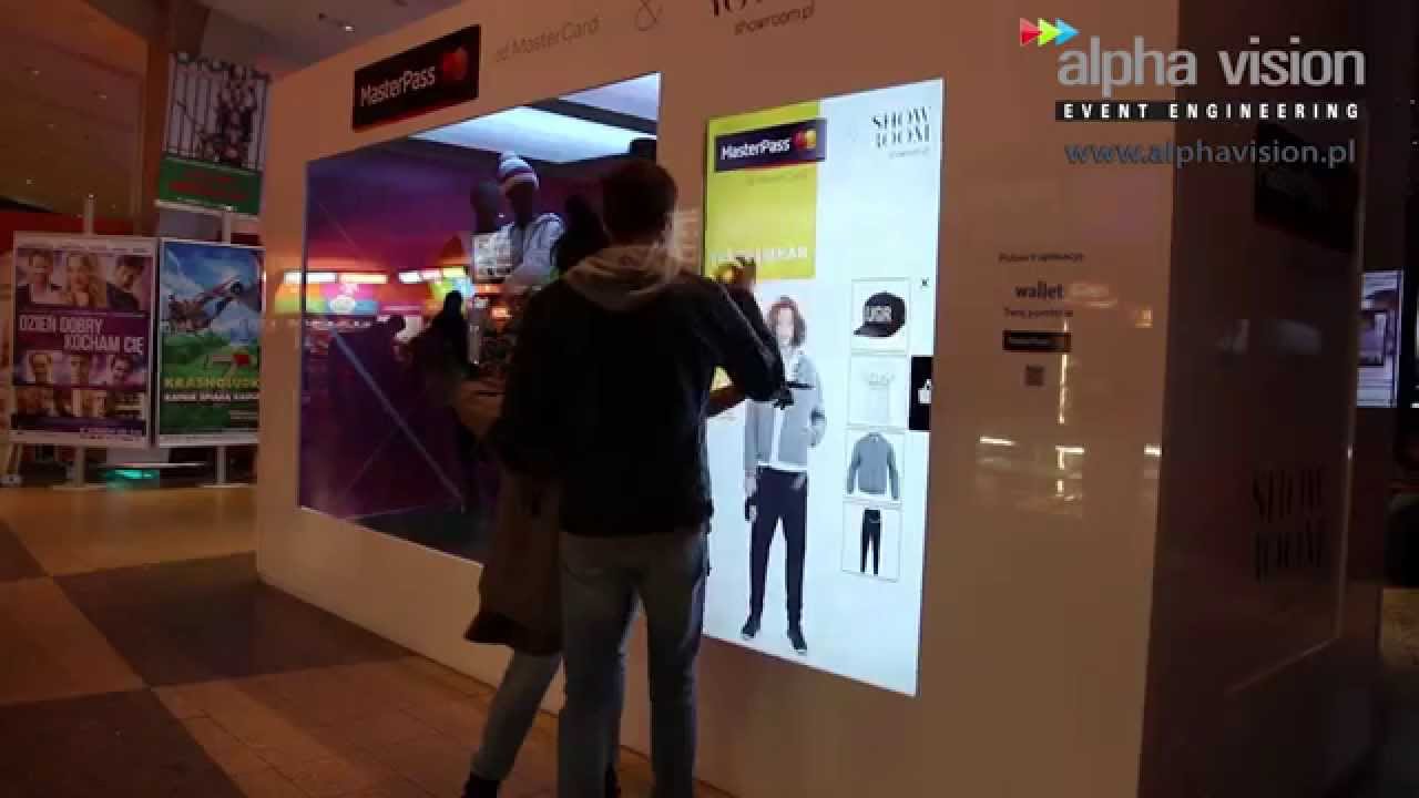 Instalacja interaktywna dla Mastercard - Galeria Mokotów 2014r.
