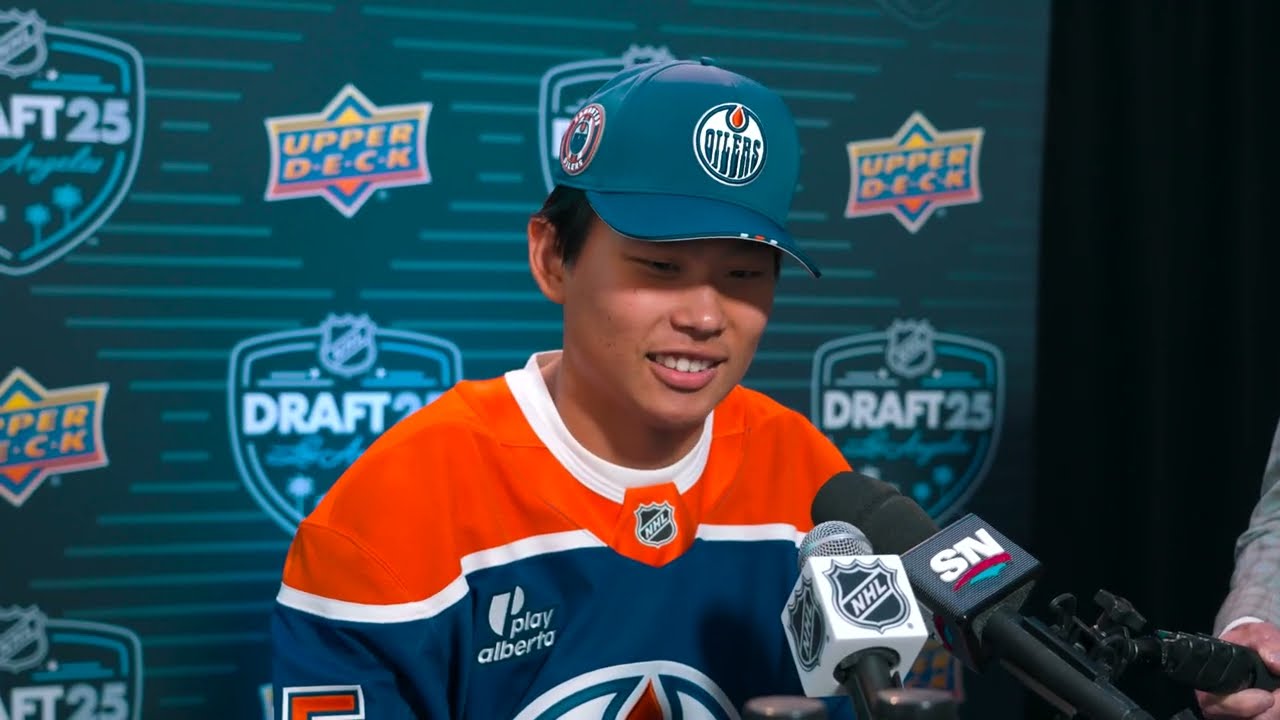 Edmonton Oilers Select Aidan Park Second To Last At The 2025 NHL Draft And He Was In The Building