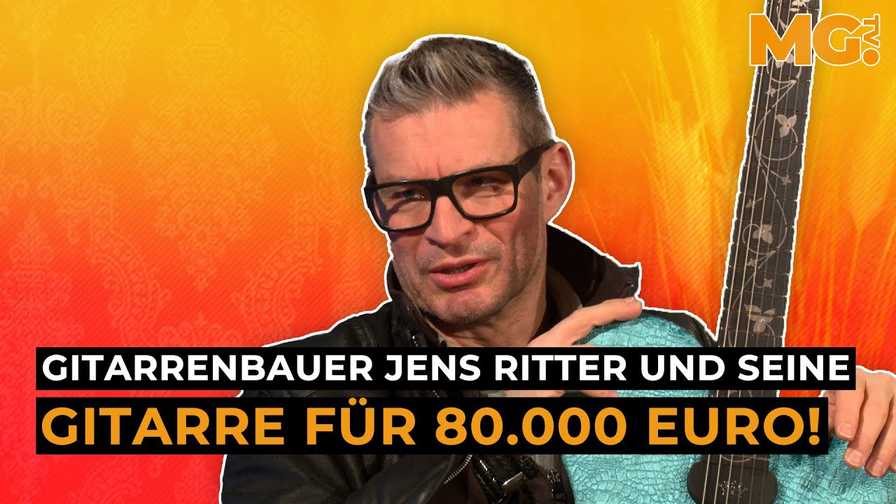 Exponate für 80.000 €! JENS RITTER baut Gitarren für Weltstars