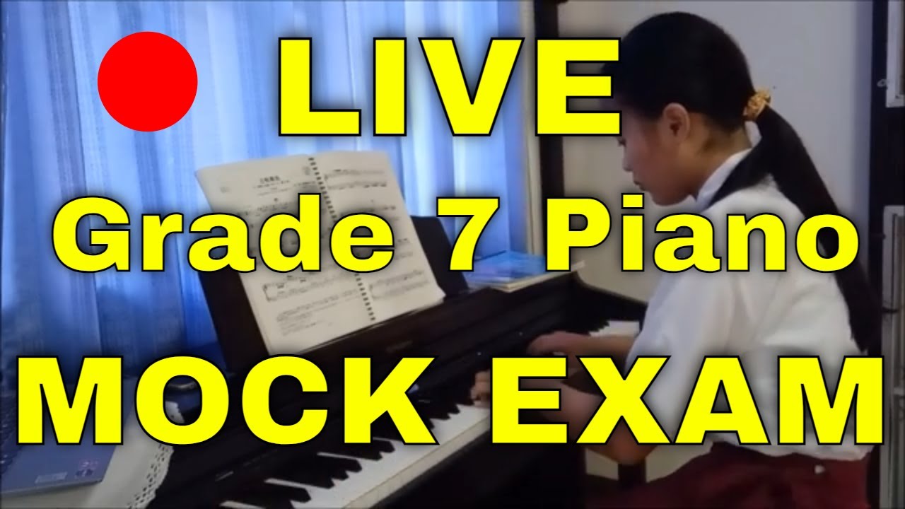 🔴  LIVE Grade 7 ABRSM Piano - Mock Exam - Angel