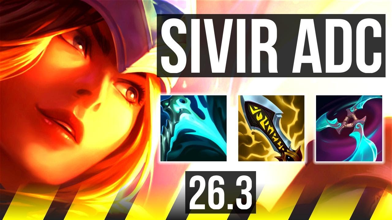 SIVIR & Neeko vs CAITLYN & Morgana (ADC) | KR Master | 26.3