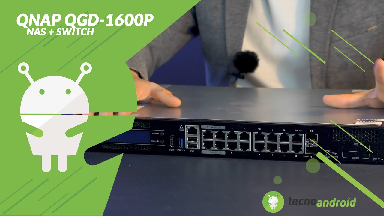 QNAP QGD-1600P, un NAS che DIVENTA uno SWITCH a 16 PORTE!