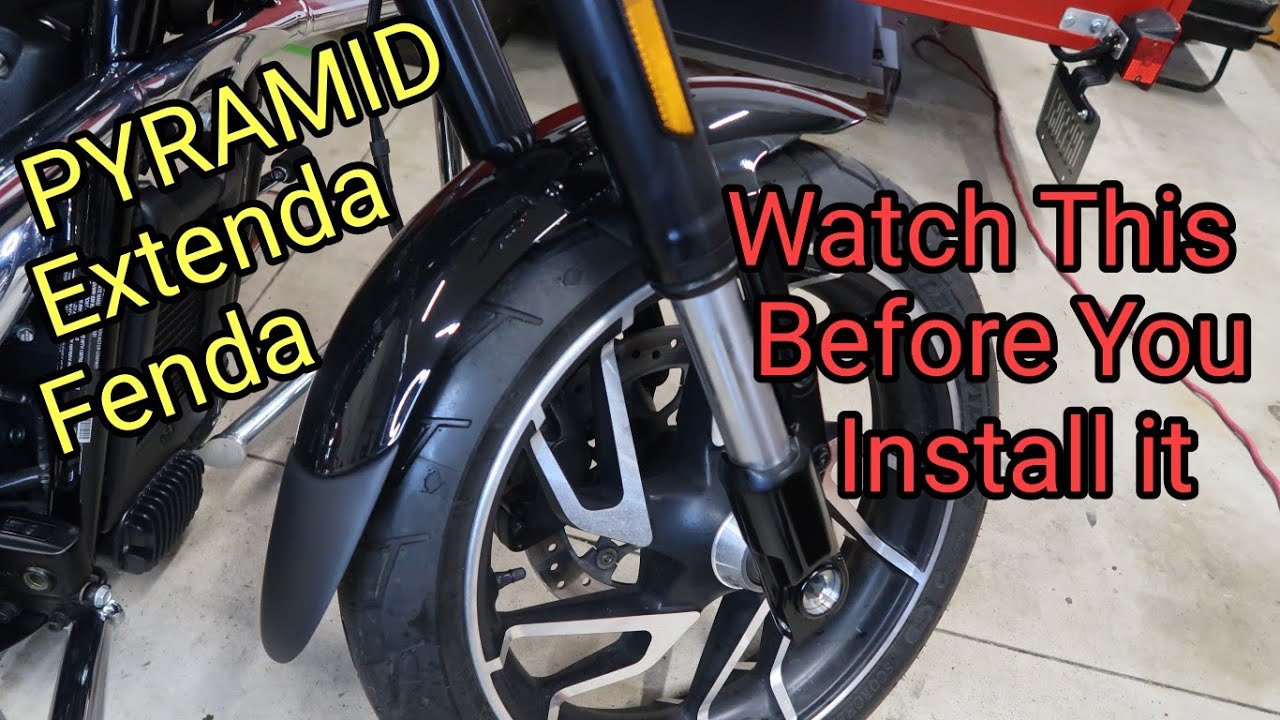 Adding A Pyramid Extenda Fenda To My Harley-davidson Sport Glide Flsb #harleydavidson