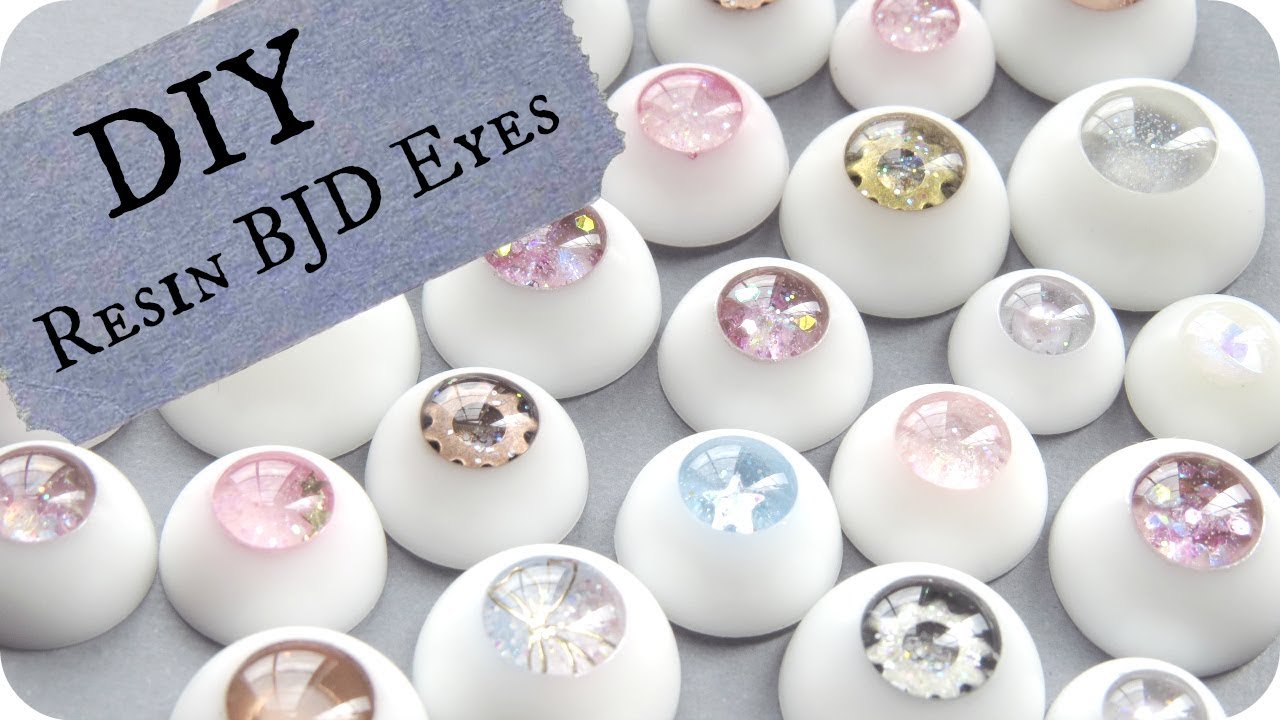 🌟 DIY BJD Eyes / How to Make Your OWN Resin Doll Eyes!