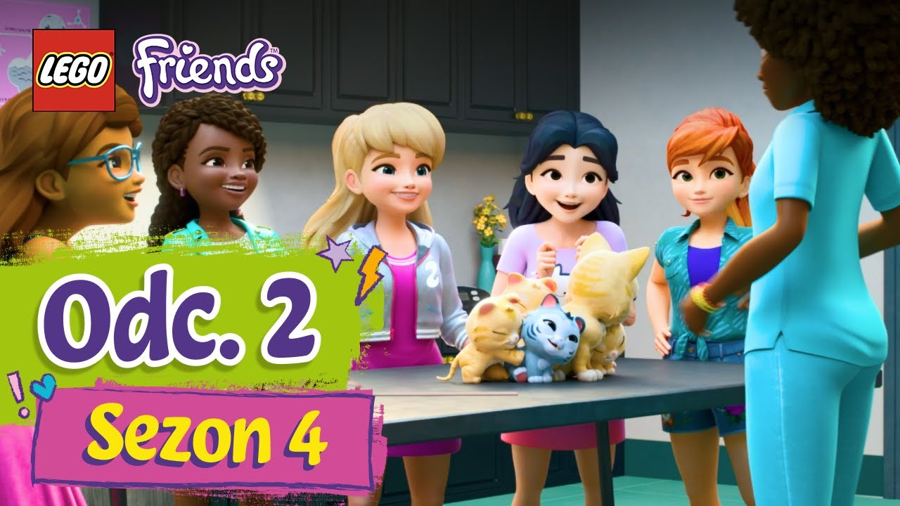 Czworonożni przyjaciele 🐈 Odc. 2, sez. 4: Dziewczyny z misją | LEGO Friends po polsku