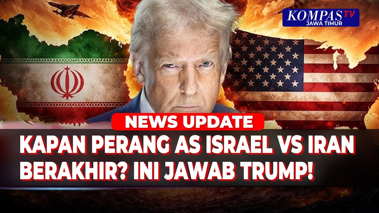 Donald Trump Jawab Pertanyaan Kapan Perang AS Israel vs Iran Berakhir
