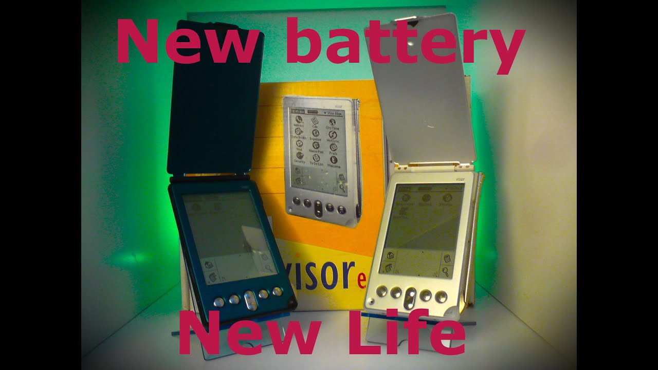 Solderless battery replacment  -  Handspring Edge