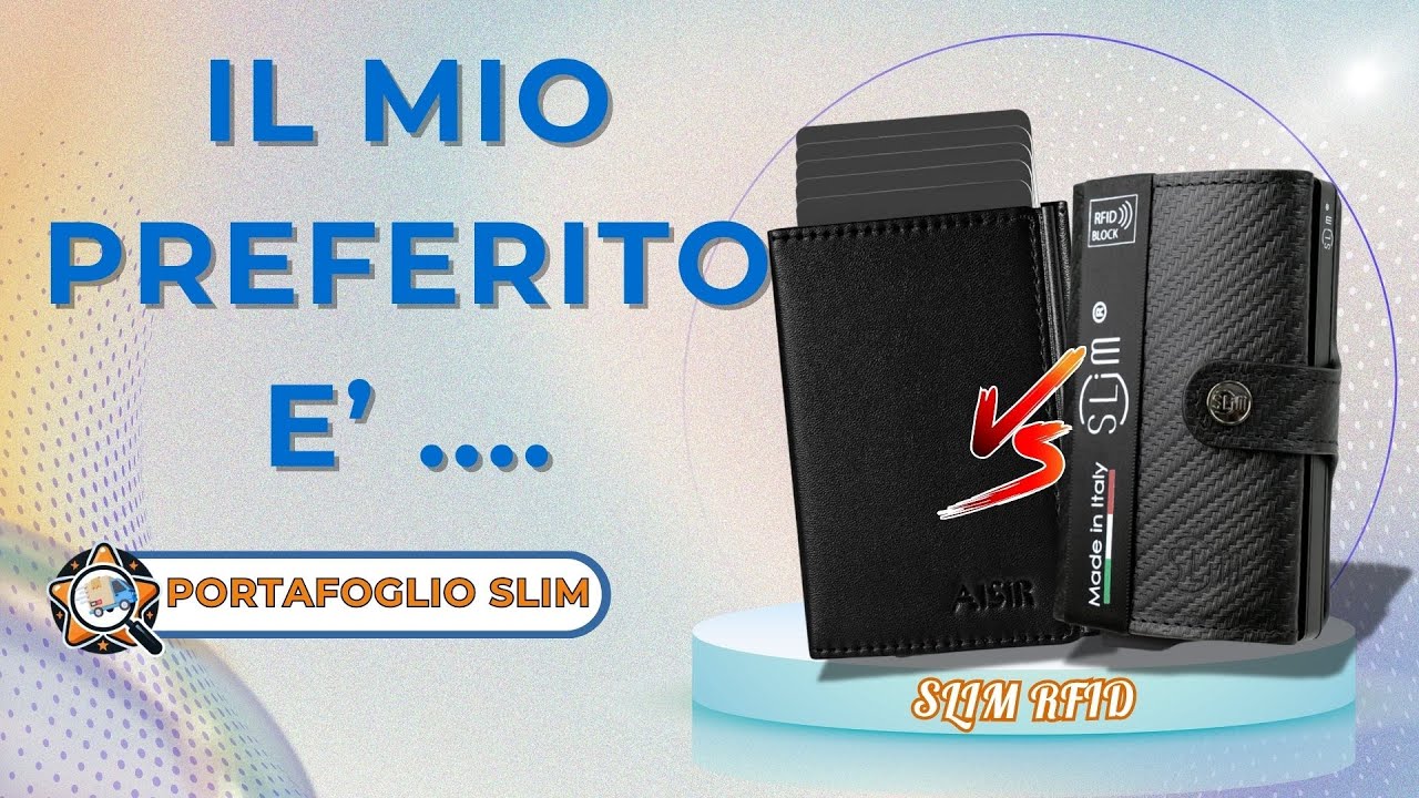 Miglior Portafoglio Slim 2025? Confronto tra due modelli compatti