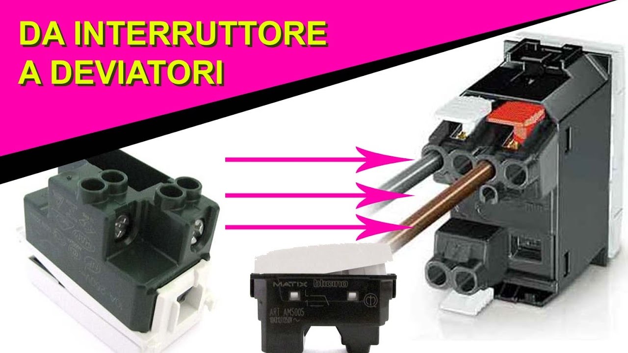 COME trasformare un impianto ad INTERRUTTORE ad impianto a DEVIATORI [tutorial di risposta]