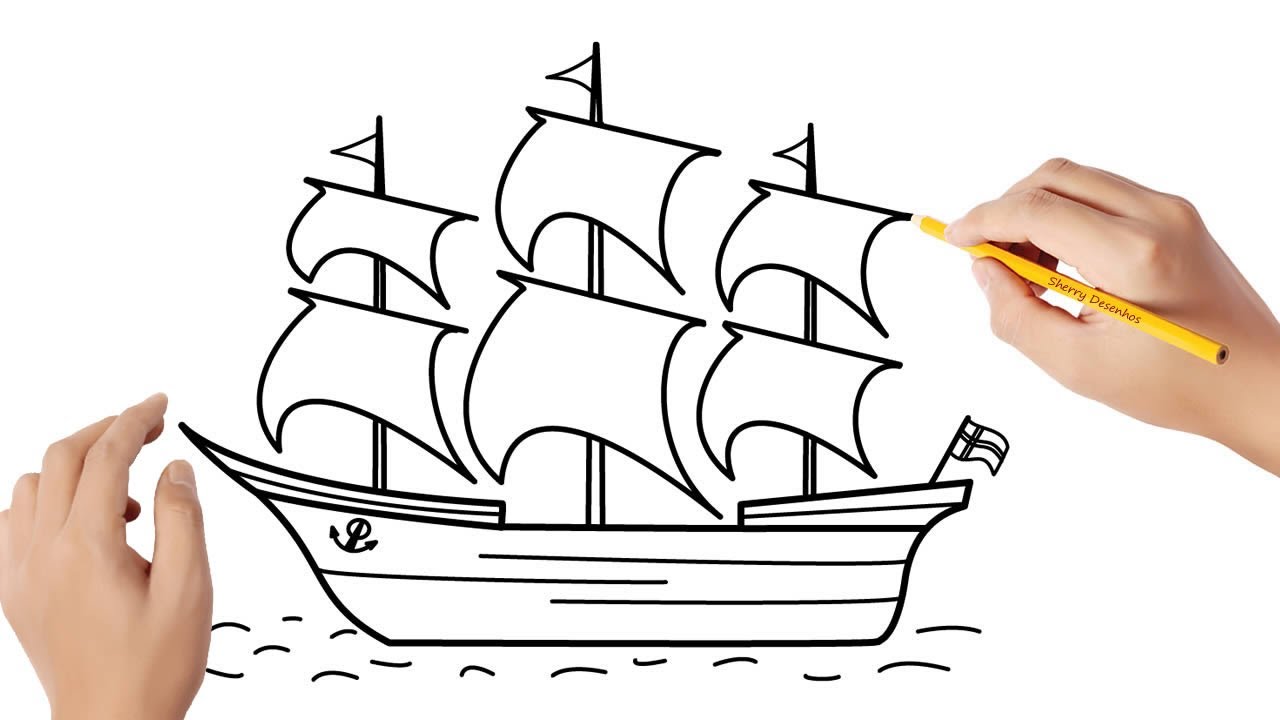 Como desenhar um navio