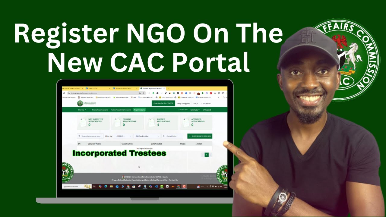 How To Register NGO In The New CAC Registration Portal (Incorporated Trustees CAC Registration)